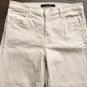 J Brand jeans in soft pink. So soft